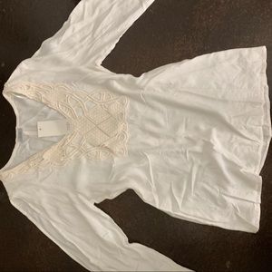 Tobi flowy boho long sleeve cutout dress